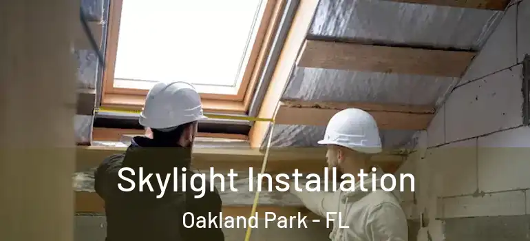  Skylight Installation Oakland Park - FL
