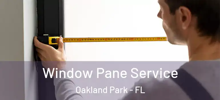  Window Pane Service Oakland Park - FL
